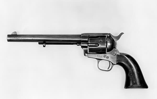 "Peacemaker" Colt Single-Action Army Revolver, serial no. 4519, by Samuel Colt