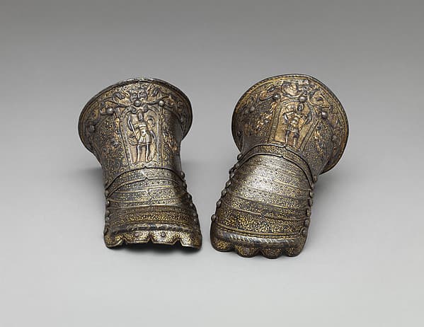 Pair of Gauntlets for a Child, by Lucio Piccinino