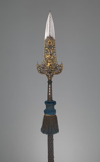 Partisan Carried by the Bodyguard of Louis XIV (1638–1715, reigned from 1643), by Jean Berain