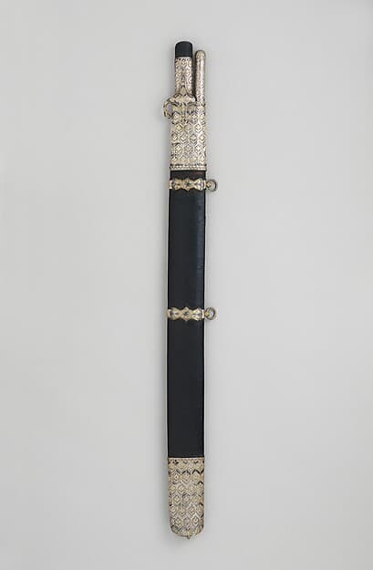 Saber and Dart with Scabbard