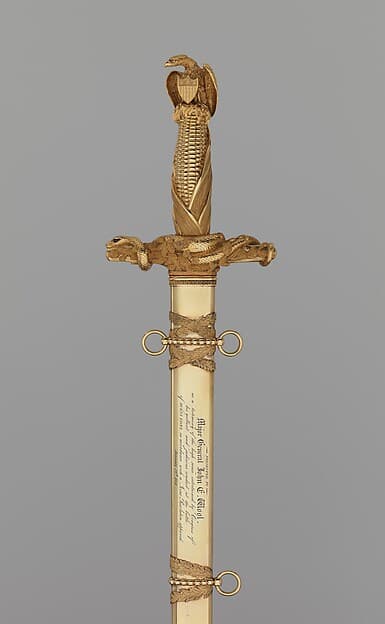 Congressional Presentation Sword and Scabbard of Major General John E. Wool (1784–1869), by Samuel Jackson