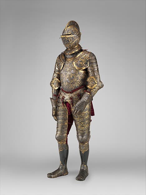 Armor of Henry II, King of France (reigned 1547–59), by Jean Cousin the Elder