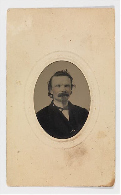 Tintype Photograph of Gustave Young (1827–1895)