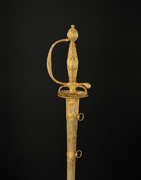 Smallsword with Scabbard, by Master GG