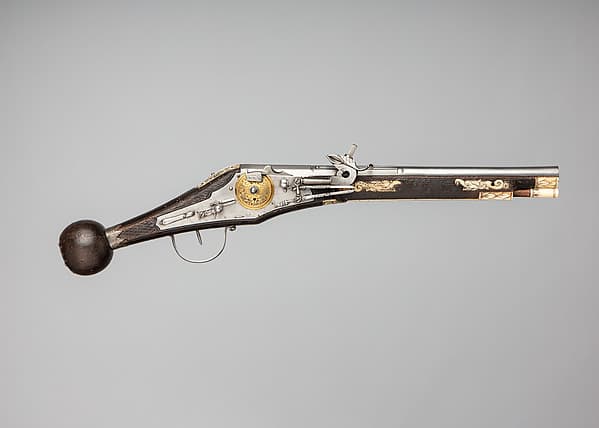 Pair of Wheellock Pistols Made for the Bodyguard of the Prince-Elector of Saxony, by Zacharias Herold