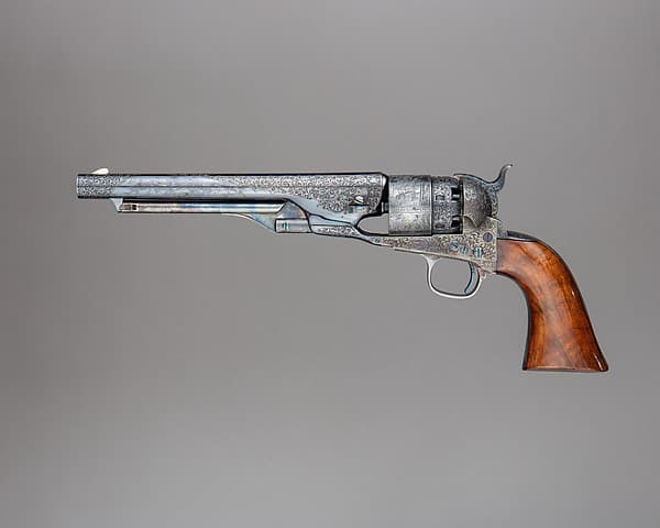 Cased Colt Model 1860 Army Percussion Revolver, Serial no. 7569, with Accessories, by Samuel Colt