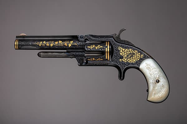 Smith & Wesson Model 1 ½ Second Issue Revolver (serial no. 30451) with Case, by Smith & Wesson