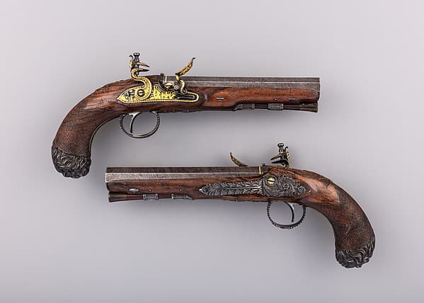 Pair of Flintlock Pistols, by John Manton & Son