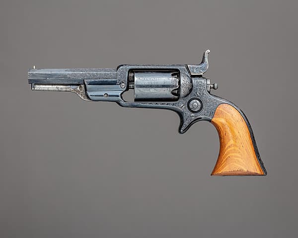 Colt Model 1855 Pocket Percussion Revolver, Serial no. 4460, with Case and Accessories, by Samuel Colt