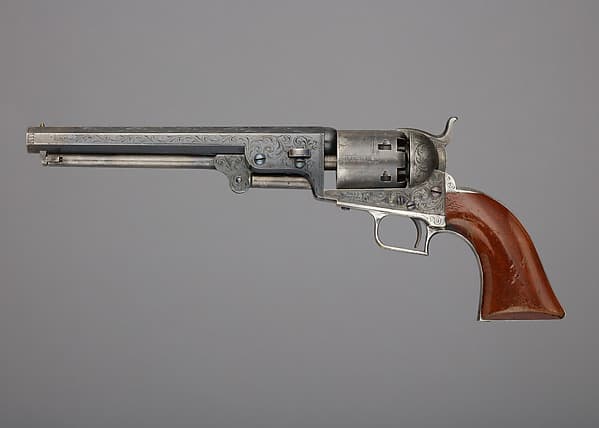 Colt Model 1851 Navy Percussion Revolver, serial no. 2, by Samuel Colt