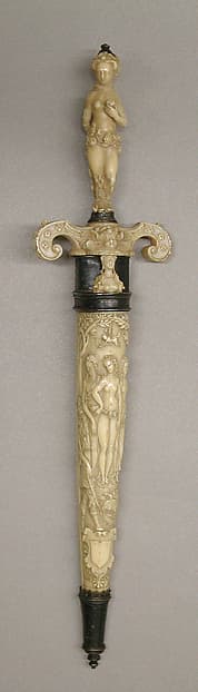 Dagger with Sheath and Knife