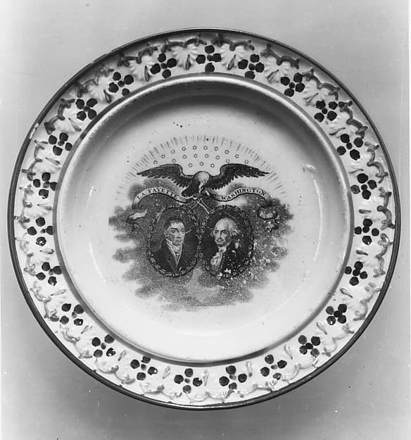 Plate, by Enoch Wood & Sons