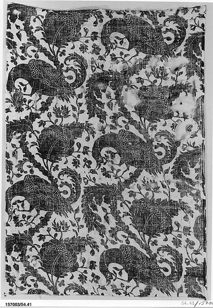 Panel, blue-resist textile