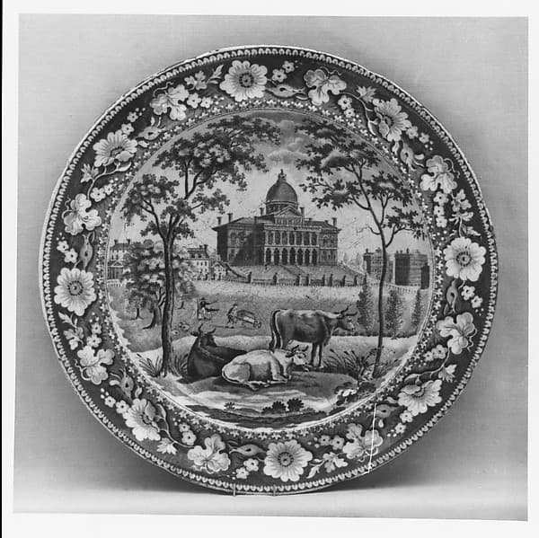 Plate, by John Rogers & Son