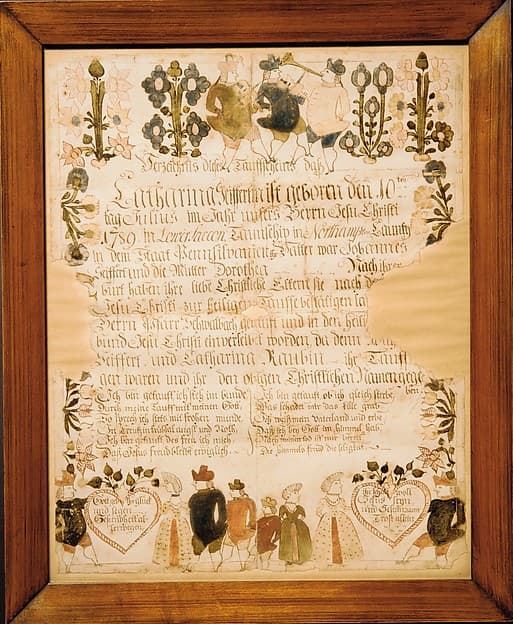 Birth and Baptismal Certificate