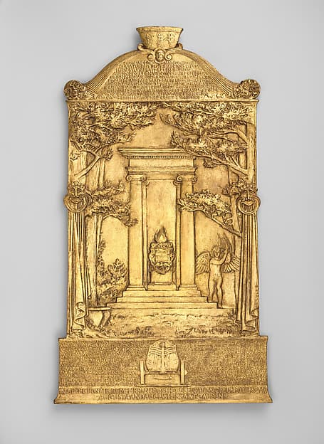 Cornish Celebration Presentation Plaque, by Augustus Saint-Gaudens