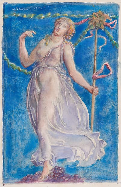 A Bacchante, by John La Farge
