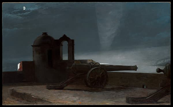 Searchlight on Harbor Entrance, Santiago de Cuba, by Winslow Homer