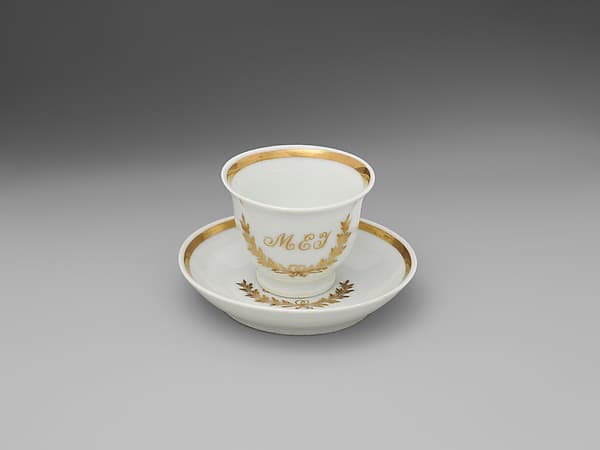 Cup and Saucer, by Tucker Factory