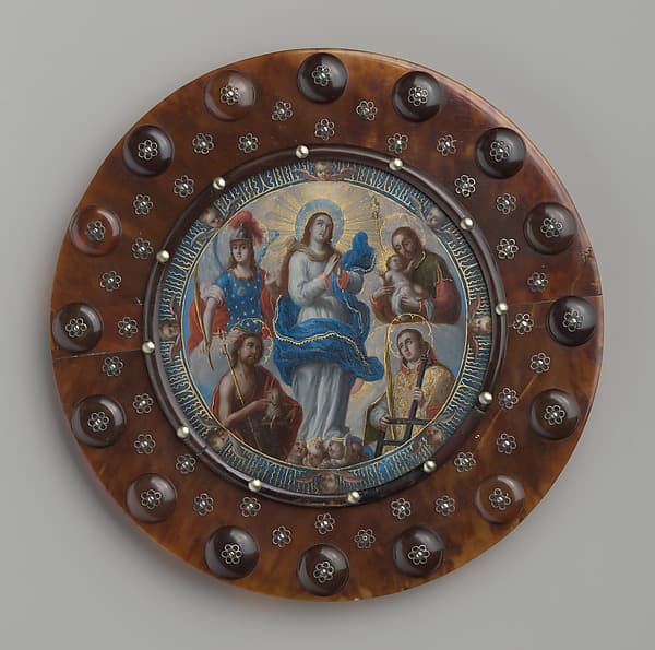 Nun’s Badge with the Virgin of the Immaculate Conception, by Nicolás Rodríguez Juárez