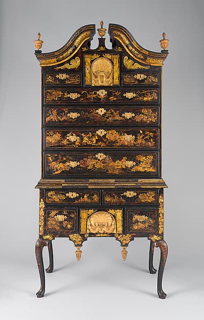High chest of drawers