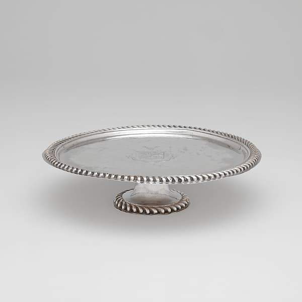 Footed Salver, by John Coney