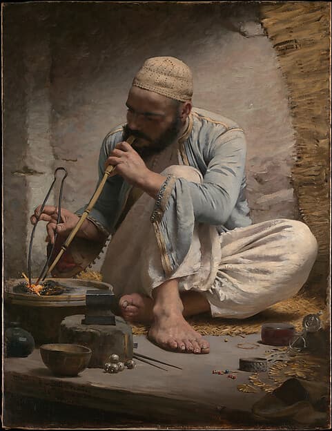 The Arab Jeweler, by Charles Sprague Pearce