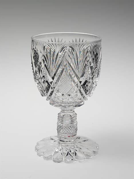 Goblet, by C. Dorflinger and Sons