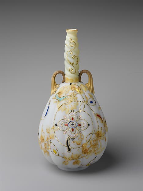 Vase, by Mount Washington Glass Company