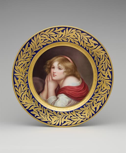 Plate, by Bruno Geyer, Austrian, active late 19th century to early 20th century