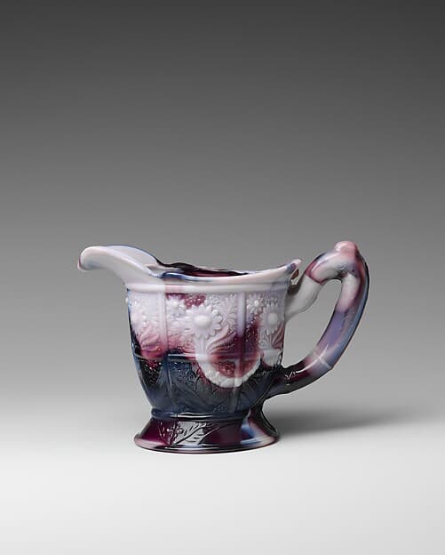 Cream pitcher, by Challinor, Taylor and Company