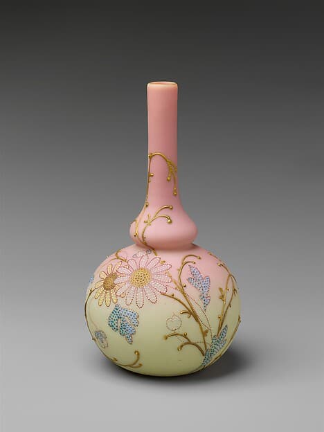 Vase, by Mount Washington Glass Company