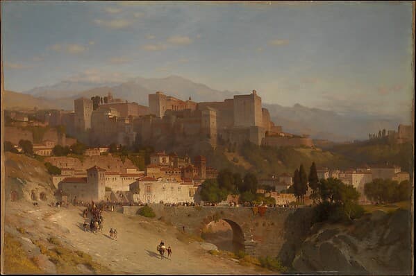 The Hill of the Alhambra, Granada, by Samuel Colman