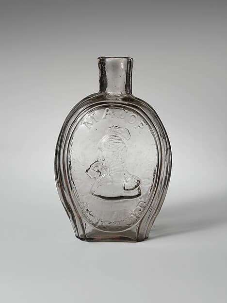 Flask, by Baltimore Glass Works
