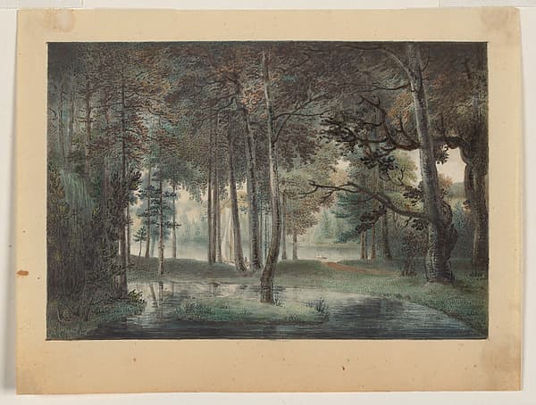 A View from the Artist's Estate, Springland, or the Elysian Bower, by William Russell Birch