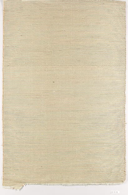 Ribbed metallic textile, by Associated Artists