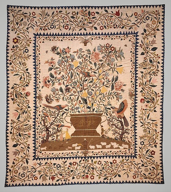 Phebe Warner Coverlet, by Sarah Furman Warner Williams