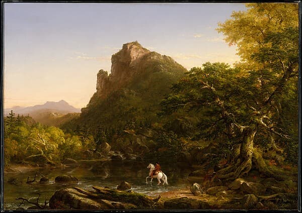 The Mountain Ford, by Thomas Cole