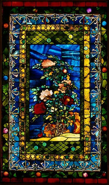 Peonies Blown in the Wind, by John La Farge
