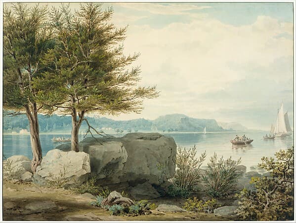 Weehawken from Turtle Grove, by William James Bennett