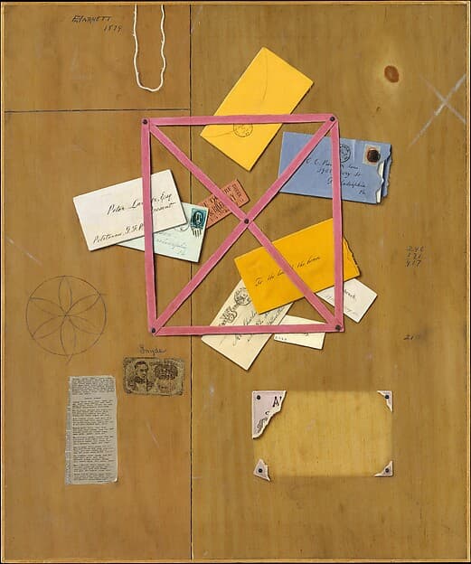 The Artist's Letter Rack, by William Michael Harnett