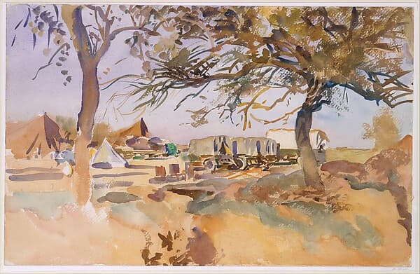 Military Camp, by John Singer Sargent