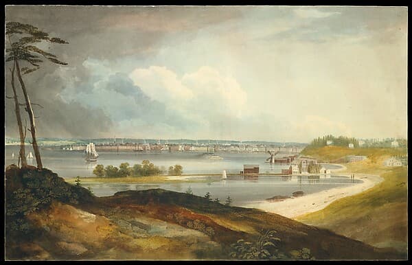 New York from the Heights near Brooklyn, by William Guy Wall