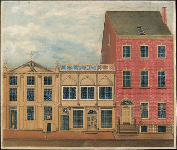 Shop and Warehouse of Duncan Phyfe, 168–172 Fulton Street, New York City, by John Rubens Smith