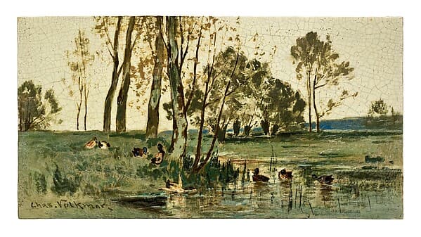 Plaque, by Charles Volkmar