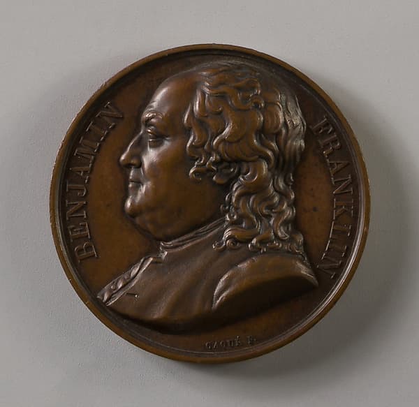 Benjamin Franklin, by Armand-Auguste Caqué