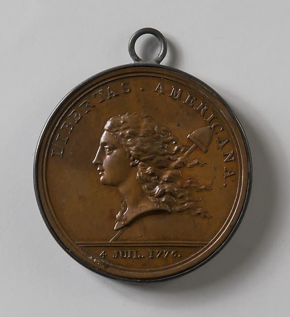 Medal Commemorating the Declaration of Independence, by Augustin Dupré