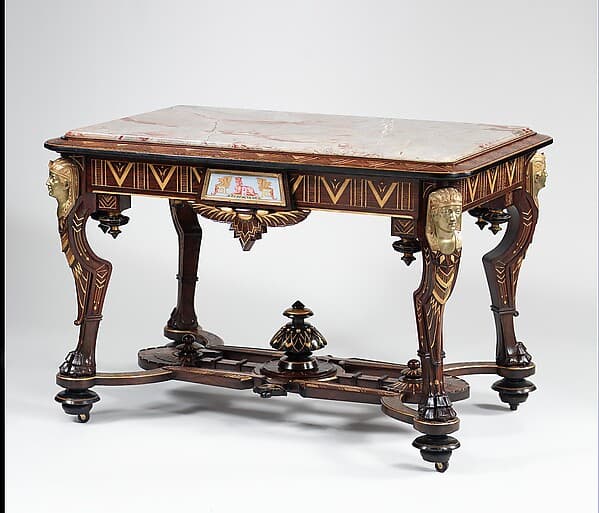 Center Table, by Pottier and Stymus Manufacturing Company