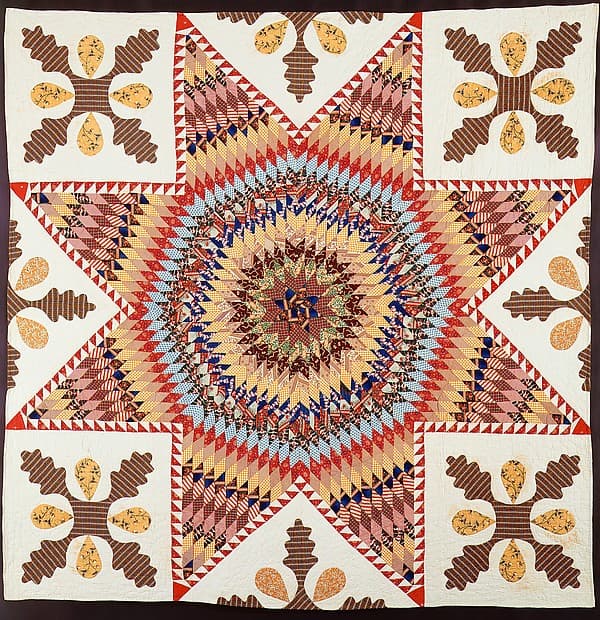 Quilt, Star of Bethlehem, by First Baptist Church, Perth Amboy