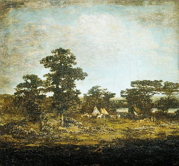 An Indian Encampment, by Ralph Albert Blakelock